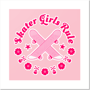 Skater Girls Rule Posters and Art